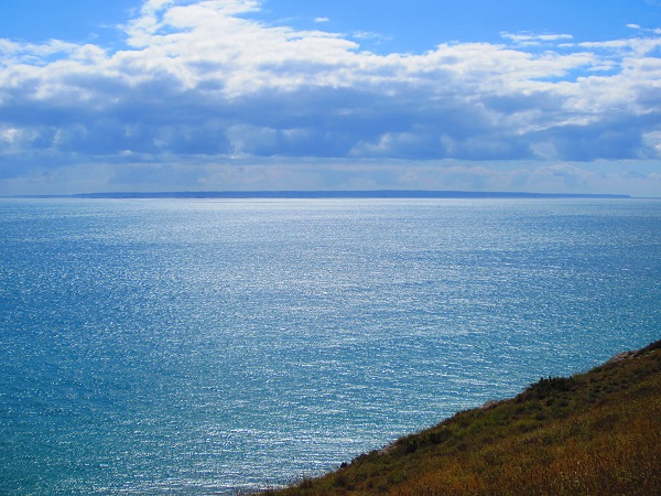 Aussicht auf dem Meer vom Cap Carteret