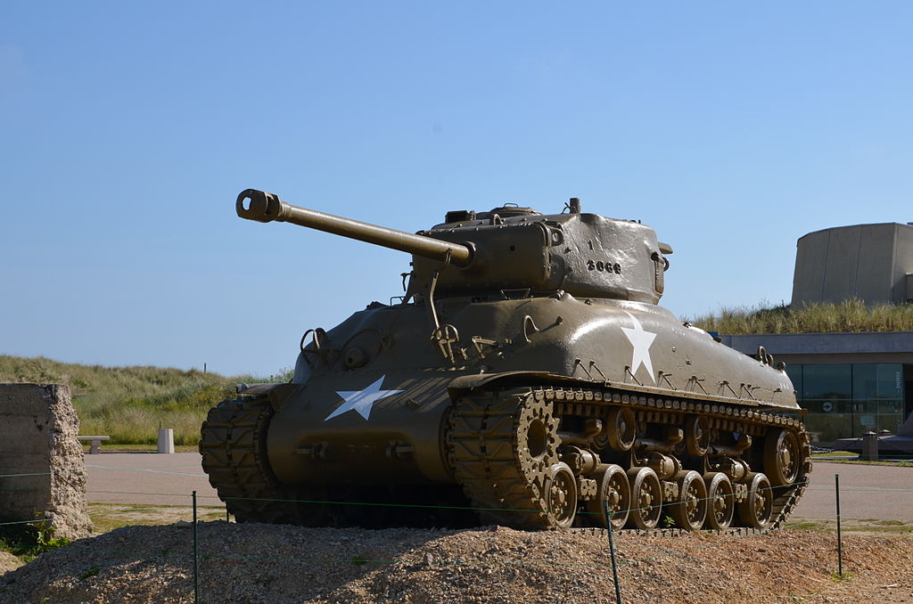 Sherman Panzer in Utah Beach